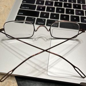 Rare Morgenthal Frederics Belvedere Titanium Modified Rectangular Never owned!